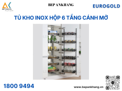 Tủ kho inox hộp 6 tầng cánh mở M040660 (EKM10660) – Eurogold